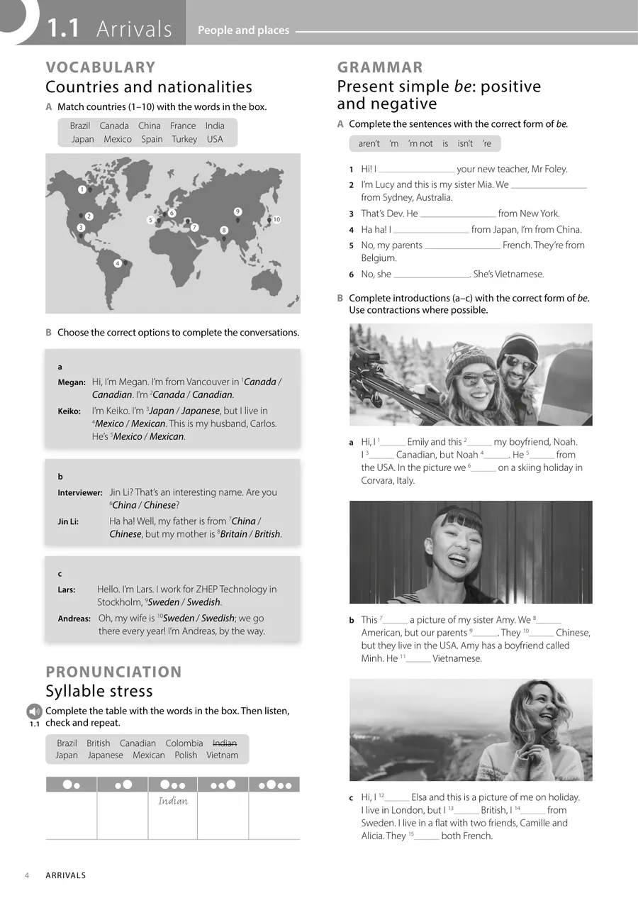 Language Hub Elementary — Workbook sample