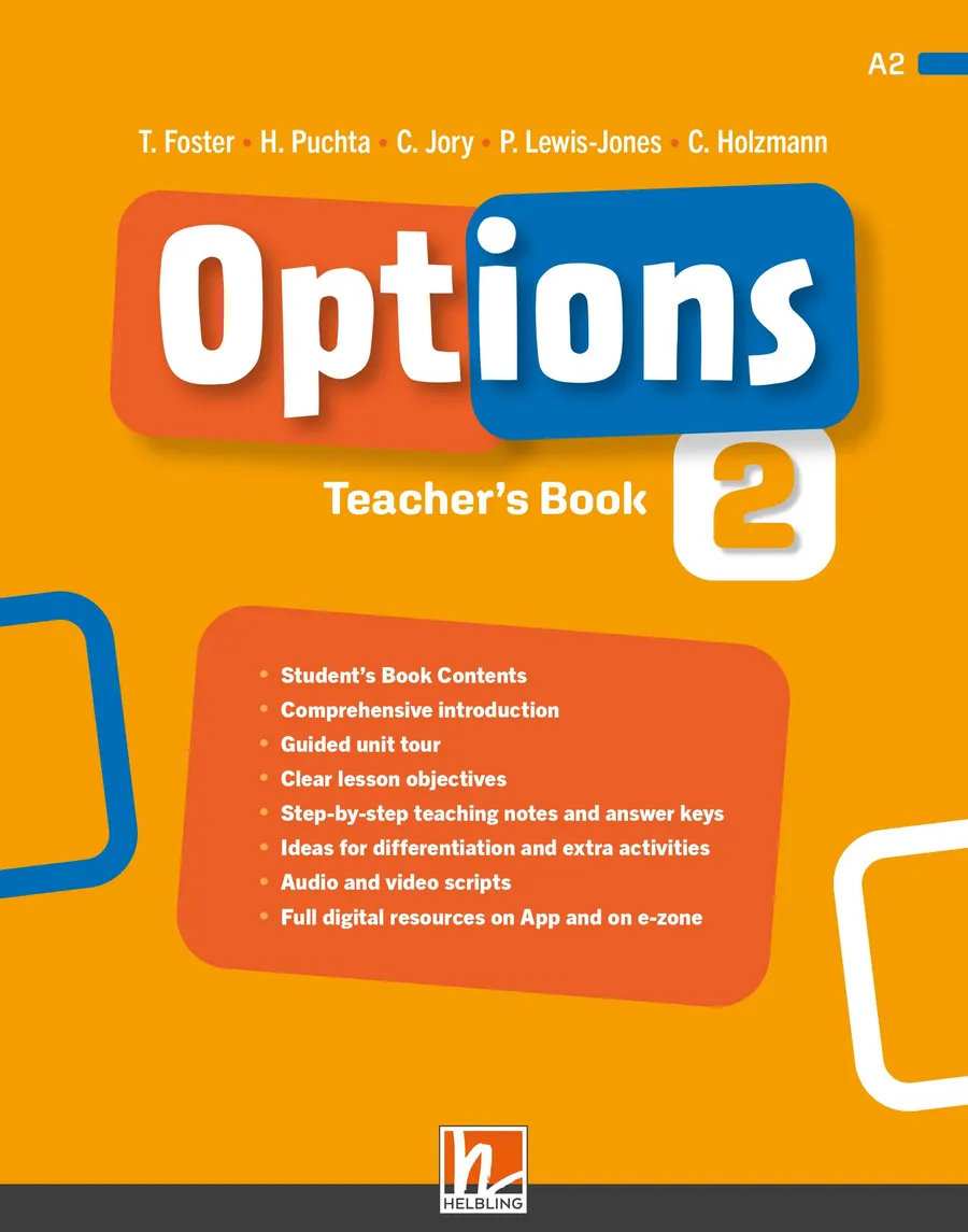 Options 2 — Teacher's Book sample