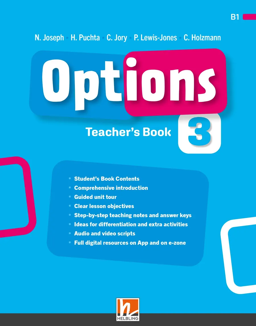 Options 3 — Teacher's Book sample